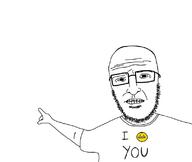 clenched_teeth clothes glasses pointing stubble teeth yikes // 795x669 // 45.9KB