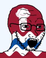 british bull cow england flag flag:herefordshire glasses hair herefordshire looking_to_the_right open_mouth soyjak stubble teeth united_kingdom variant:soyak // 644x800 // 67.2KB