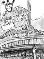 art artist:alien_ambassador boat clothes glasses hand hat joshua_goldberg judaism kippah meta:namefags moonmetropolis_(user) mushroom name_tag navy nose paper sea ship shroot_(namefag) smallanus_(namefag) soyjak_forum stubble tape variant:markiplier_soyjak // 800x1080 // 634.8KB