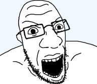 angry demoman_(tf2) glasses no_iris nuvariant open_mouth series:team_fortress_soyjaks soyjak stubble team_fortress_2 template variant:demojak white_skin // 750x650 // 15.3KB