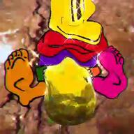 animated colorful diaper glasses music poopjak sound sparkle stubble subvariant:wholesome_soyjak variant:gapejak video // 400x400, 10s // 2.7MB