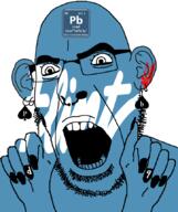 bbc ear element facial_mark flag flag:flint_michigan flint_michigan forehead_mark glasses hand lead michigan nose_piercing nose_ring open_mouth painted_nails queen_of_spades soyjak stubble subvariant:slutson subvariant:spadeson tattoo variant:cobson // 721x861 // 95.8KB