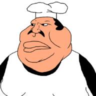 angry chef chef_hat italy lips looking_to_the_left moustache peppino_spaghetti pizza_tower sideburns variant:meximutt // 888x887 // 11.0KB