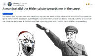 2soyjaks adolf_hitler antisemitism beard clothes crying hat jewish_(reddit) jewish_nose jews judaism kike kippah nazi_germany nazi_salute nazism rjewish reddit smug swastika variant:chudjak variant:soyak // 1350x800 // 266.3KB