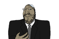 balding beard black_jacket body broad_shoulders brown_skin clothes dirty_nails hair hand happy hat jewish_nose jews judaism jude kippah mustache nose rotten_teeth sidecurls smile star_of_david subvariant:mustached_gapejak suit suit_and_tie traced transparent_background variant:gapejak white_shirt // 2170x1446 // 57.7KB
