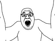 bald gaping_mouth glasses grab tagme_character_name teeth variant:grabjak wrinkles // 1440x1080 // 22.6KB