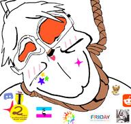 ack antenna award bandage blush closed_eyes closed_mouth colorful deformed discord distorted ear epi eyebrows flag:zoophilia_pride_flag friday furaffinity furnigger furry furry_friday glasses hair hanging happy heart jartycuck loona losercity meta:all_zillyjak_supporters_look_like_this meta:trvthnvke orange_eyes reddit rope satanic_propaganda smile star_(symbol) subvariant:jartycuck subvariant:patrick suicide transparent_background variant:chudjak white_skin zillyjak // 1024x971 // 442.0KB