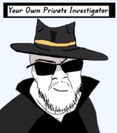 closed_mouth detective glasses personal_army smile stubble sunglasses text variant:feraljak // 800x912 // 122.7KB