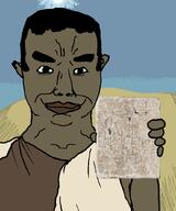 alexamenos_worships_his_god ancient christianity crucifixion desert donkey graffiti hair roman rome sand sky slab stone_slab subvariant:chudjak_front sun tablet variant:chudjak writing // 700x840 // 190.8KB