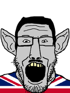 anglo anglomutt beady_eyes british clothes ear eternal_anglo flag:united_kingdom flag_shirt grey_skin hair mustache open_mouth pointy_ears rotten_teeth series:muttverse stubble subvariant:anglomutt template united_kingdom variant:markiplier_soyjak // 600x800 // 19.8KB