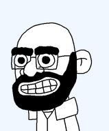 beard closed_mouth clothes diary_of_a_wimpy_kid ear glasses grimace scary soyjak template transparent_background variant:silversteinjak // 376x454 // 10.9KB