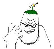 angry bees evil flower grass plant stitches syndrome_(the_incredibles) variant:syndromejak white_background // 557x509 // 11.2KB