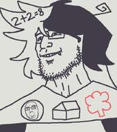 buff epic fpe fundamental_paper_education glasses math smile soyjak stubble tree variant:cobson variant:gigson zip zip_(fundamental_paper_education) // 640x718 // 22.7KB