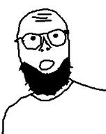 bald beard full_beard glasses open_mouth soyjak variant:unknown // 188x238 // 175.8KB