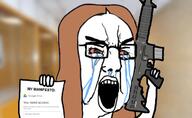 Samantha_Rupnow abundant_life_christian_school_shooting brown_hair google google_drive gun hair meta:tagme soyjak variant:chudjak // 705x432 // 293.2KB