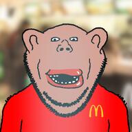 amerimutt background front_facing looking_at_you mcdonalds open_mouth screen shirts subvariant:impish_amerimutt teeth variant:impish_soyak_ears // 1024x1024 // 288.5KB