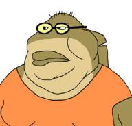 big_lips bubble_bass eyes fish glasses hair lips looking_to_the_left meta:tagme spongebob_squarepants variant:meximutt // 888x849 // 12.7KB