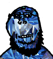 beard forehead_lines gem gem_skin glasses smile soyjak transparent_background variant:whiteboardjak // 670x745 // 331.5KB