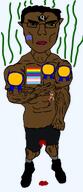 autism award blood blood_from_neovagina blood_puddle brown_skin lgbt_flag muscles mutt_lips shoe shorts sock stink_lines subvariant:unbotheredchud template transgender_flag trend:slopjak variant:chudjak yellow_sclera // 775x1792 // 626.7KB