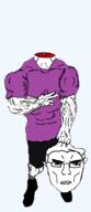 beheaded purple_shirt serious_sam subvariant:unbotheredchud variant:chudjak // 549x1268 // 48.4KB