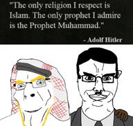 adolf_hitler aryan chud islam muhammad no_more_brother_wars quote // 1024x974 // 332.5KB