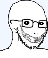 creepy evil grin horror le_scary_face monster soyjak variant:soyak // 792x960 // 60.8KB