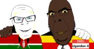 friendship kenya two_soyjaks uganda ugandan-X(user) variant:cobson variant:feraljak // 1897x994 // 89.5KB