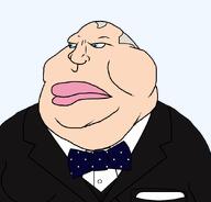 blue_eyes bowtie british churchill clothes gray_hair historical history pocket pocket_square suit variant:meximutt vest winston_churchill world_war_2 wwii // 888x849 // 19.3KB