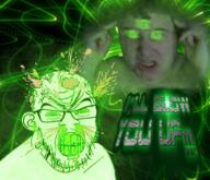angry bleed blood bloodshot_eyes brain clenched_teeth cracked_teeth ear electricity explosion flying giblets glasses green_eyes irl marioman7890 mind_blown multiple_eyes nosebleed seethe seething shatter shattering stubble subvariant:feralrage telepathy text variant:feraljak vein yellow_teeth // 372x320 // 255.7KB