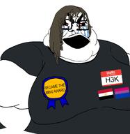 award bbw bisexual bisexual_(female) booger crying egypt fat_brown_pooner gender_dysphoria girl h3k_(user) h3kike long_hair meta:namefags my_name_is_(sticker) nas:wojak red_eyes rule_63 sisa subvariant:cryboy_et variant:et woman // 1296x1331 // 250.6KB