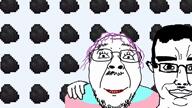 axel crystal gemerald soot soyjak_party steven_universe subvariant:feralsquirrel subvariant:nucob variant:bernd variant:cobson variant:impish_soyak_ears variant:markiplier_soyjak // 1280x720, 21.1s // 3.7MB