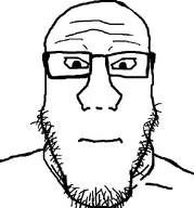 bald closed_mouth glasses looking_at_you nas:wojak neutral series:fusionjaks stubble subvariant:neutralplier transparent_background variant:markiplier_soyjak // 600x645 // 46.4KB