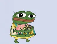 amphibian bloodshot_eyes clothes frog full_body green_skin hands_together hawaiian_shirt nas:pepe pepe_the_frog subnas:marv tshirt // 720x563 // 27.2KB