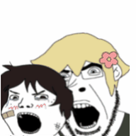 animated anime basil_(omori) blue_eyes blush bocchi_the_rock brown_eyes brown_hair crying flag glasses mexico omori open_mouth poyopoyo sex stubble subvariant:shoyta variant:cobson variant:gapejak yellow_hair // 173x200 // 225.7KB