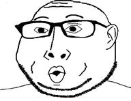 glasses open_mouth series:fusionjaks stubble subvariant:massjak thick_eyebrows variant:gapejak variant:nojak // 894x687 // 2.3MB