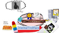OrientalTrollface_(user) amerimutt anti_soytan badge beans beans_on_toast beard bible body_pillow booru.soy christian_cross christianity clothes computer cross cum dick dildo england gigachad hat islam laptop loser obsessed oriental_orthodox orthodox pc piss retard rotten_teeth soybooru stubble teeth thought_bubble united_kingdom variant:soytan wikipedia // 1280x720 // 483.7KB