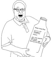 glasses open_mouth soy soylent variant:unknown // 595x653 // 37.7KB