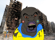 angry big_lips big_nose donbas flag:ukraine grey_skin nigger nigger_lips politics red_eyes russia shitskin subvariant:feralnigger subvariant:uberferalnigger ugly ukraine ukraine_flag variant:feraljak yellow_teeth // 3740x2755 // 708.6KB