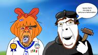 2soyjaks ack american_flag anti_ongezellig award background badge beard bliss_(windows_xp) blood bloodshot_eyes bow brown_hair cap christianity clothes cloud crying english_text eyebrows flag flag:israel flag:mexico flag:minor_attracted_person flag:united_states girllover girllover_symbol glasses grass hammer hat holding_object israel japanese_text judaism looking_at_you looking_up map_(pedophile) martin_luther mexico mymy nail necktie ongezellig open_mouth orange_hair orange_skin pedophile pedophilia pentagram protestant satanism satanist sky smile smug speech_bubble star_of_david stubble text torture united_states variant:bernd variant:cobson white_skin windows windows_xp yellow_eyes z_(zionism) zionism zionist // 1920x1080 // 846.9KB