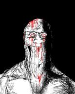 blood blood_from_eyes blood_from_forehead blood_from_mouth blood_on_face bloodshot_eyes grin ominous redraw shadow smile variant:markiplier_soyjak // 800x1000 // 275.2KB