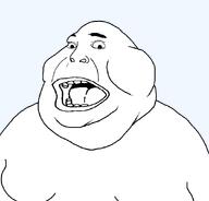 fat gynaecomastia happy looking_at_you merge obese open_mouth series:fusionjaks teeth tongue variant:fatjak variant:meximutt // 888x849 // 37.3KB