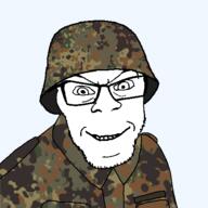 bundeswehr flecktarn_pattern germany helmet military military_uniform smile variant:feraljak // 474x474 // 106.1KB