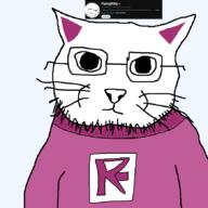 animal cat flyingkitty glasses mei_mei purple_shirt stubble tole_tole_cat variant:catjak_(alternate) youtube youtube_poop youtuber // 870x871 // 66.0KB