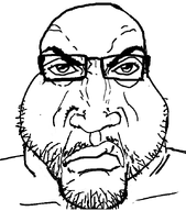 angry big_cheeks big_lips big_nose fat looking_at_you punisher_face upset variant:markiplier_soyjak // 577x656 // 101.9KB