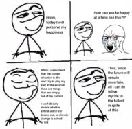 angry crying hmm_today_i_will meme optimist text variant:cryboy_soyjak wordswordswords // 760x744 // 380.5KB