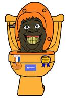 award brown_skin deflowered_dutch_dyke_(transexual) discord grin gums looking_at_you mymy_(ongezellig) nigger ongezellig orange_hair series:skibidi_soyjaks skibidi skibidi_toilet smile subvariant:hunky_twink_sex_machine teeth toilet variant:alicia white_background yellow_teeth zartycuck // 1000x1494 // 82.2KB