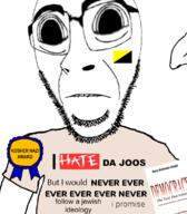 award biting_lip book clothes flag flag:anarcho-capitalism glasses god hair hans-hermann_hoppe happy_merchant hate hoppe i_hate jewish_nose jews judaism kosher libertarian nazism nose stubble subvariant:hornyson text variant:cobson // 680x778 // 308.1KB