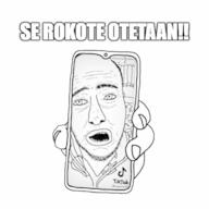 finnish_text open_mouth phone soyjak stubble tiktok variant:unknown // 512x512 // 28.9KB