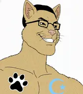 anthro anthropology buff chad chud crescent_and_star furfag furry gigachad moon muscles muscular_male paw variant:chudjak // 1080x1224 // 601.9KB