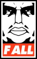 Obey billions_must fall front_facing shadow the_west_has_fallen variant:chudjak // 609x955 // 38.7KB